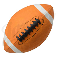 Ballon de football américain haut de gamme, cuir synthétique haute adhérence, léger, écologique, couleur et logo personnalisés pour les entraînements et les matchs