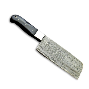 Handmade Damascus Steel Cleaver Customizable Wood Handle Personalizable DIY Grade Ambidextrous Modern <b>Kitchen</b> <b>Knife</b> - Product Image 1