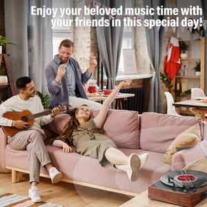 Tourne-disque vinyle de haute qualité, 3 vitesses, avec haut-parleurs intégrés, Plattenspieler, Giradischi pour vinyles - Product Image 6