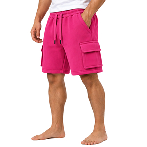 Pantalones Cortos de Punto Waffle para Hombre al por Mayor, Casuales, Deportivos, con Cintura Elástica y Cordón, para Verano, Fitness, Gimnasio, Entrenamiento, OEM Personalizado - Product Image 3