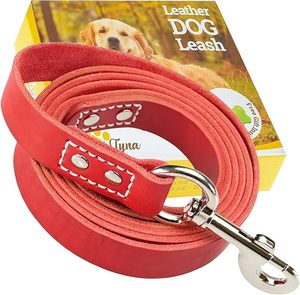 Wholesale Custom Soft Genuine Leather Pet Rope <b>Dog</b> <b>Leash</b> Collar Vegan Leather Small Large <b>Dog</b> <b>Leash</b> Lead and Collar for Safety - Product Image 1