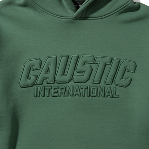Sweat-shirt unisexe OEM 500GSM épais à imprimé en relief personnalisé, coupe oversize carrée, en molleton épais, épaules tombantes, vierge - Product Image 2