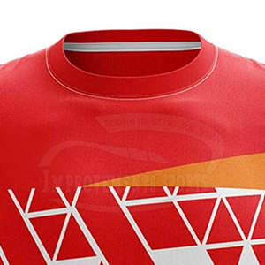 Maillot manches courtes imprimé confortable à séchage rapide Maillot manches courtes imprimé unisexe coupe ajustée - Product Image 3