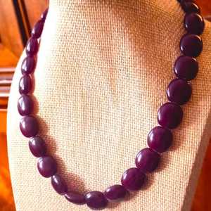Collier en résine turquoise B.H CRAFTS, perles de forme ronde, perles colorées, unisexe, tendance, pour les fêtes, modèle BH-1346, certifié IGI - Product Image 5