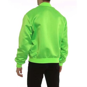 Oem Service <b>Winter</b> Wear <b>Men</b> Satin Bomber <b>Jacket</b> <b>Waterproof</b> Windproof Breathable Thick New Arrival Low MOQ Custom Logo - Product Image 3