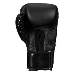 Gants de boxe professionnels en cuir robuste sur mesure avec fermeture à lacets, évacuation de l'humidité pour l'entraînement et la salle de sport - Product Image 6