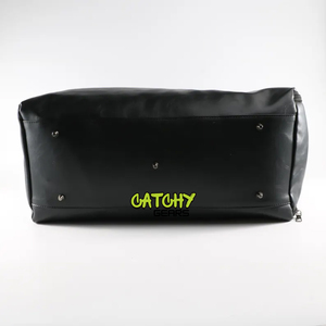 Premium Vintage Leather Duffle Bag – Large <b>Travel</b> <b>Holdall</b> – Genuine Full Grain Leather Weekend Bag for Men Women Airport Use - Product Image 5