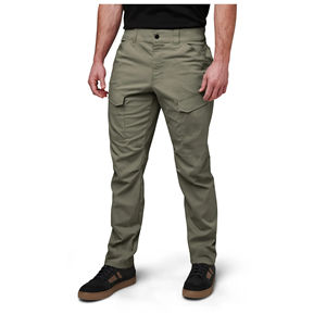 Pantalon cargo décontracté pour homme, style utilitaire, multi-poches, 100% coton, léger, imperméable, pour un usage quotidien - Product Image 1