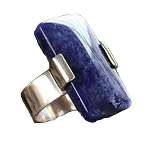 畅销优质天然沙洛特925纯银手工戒指饰品批发出厂价格