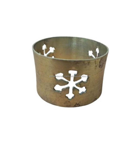Bougeoir votif en fer décoratif pour la maison avec bougeoir décoratif en métal fini polonais votif pour la décoration d'éclairage - Product Image 6