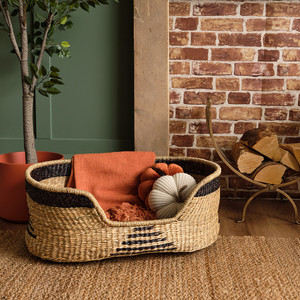 Artex Hai Nam Handwoven Eco-Friendly Soft Seagrass Portable Pet Bed for Dogs/Cats/Rabbits Removable Washable <b>Cushion</b> - Product Image 4