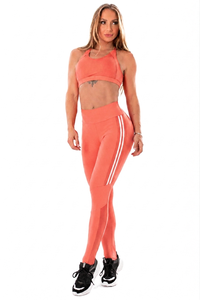 Conjunto de Yoga para Mujer, de la Mejor Calidad, Texturizado, con Costuras Sólidas, Estampado Digital, 2 Piezas, Transpirable, Cintura Alta - Product Image 4