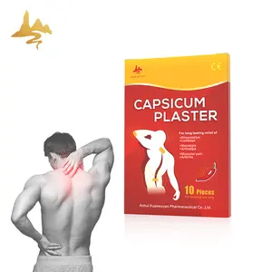 Emplastro quente poroso analgésico do Capsicum para o alívio das dores musculares do produto dos cuidados médicos do serviço do OEM