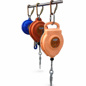 Cuerda de Seguridad Autorretráctil CE SRL-6 con Gancho Giratorio de Aleación de Aluminio, 6M, Certificación EN360, Eslinga de Nailon/Cable, Capacidad de 100kg - Product Image 3