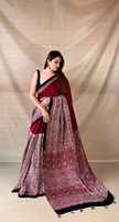 Kurta Katun Bordir Tradisional Wanita India Dengan Desain Burung Merak Untuk Pakaian Santai Semua Musim