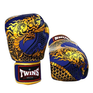 ถุงมือชกมวย MMA แบบสั่งทำพิเศษ ระบายอากาศได้ดี กันลื่น สำหรับฝึกซ้อมมวยไทย หนังวัวแท้ แบบติดตีนตุ๊กแก - Product Image 2
