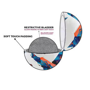 Ballon de football d'entraînement extérieur léger, personnalisable, de bonne qualité et à prix abordable, avec cuir PU doux au toucher, pour les sports des jeunes - Product Image 6