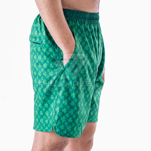 Pantalones Cortos Casuales Ligeros para Hombre, 100% Algodón, Estampados, Cintura Elástica, Secado Rápido, Transpirables, Venta en Línea - Product Image 2