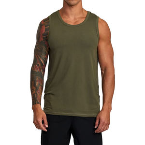 Débardeur Homme Personnalisé Sans Manches Coupe Slim Été Uni - Product Image 1