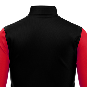 Sweat-shirt de sport pour homme à col montant, demi-zip, en coton, manches longues, pour l'entraînement hivernal, en polaire, 1/4 zip - Product Image 5