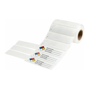 Étiquette de danger Brady NFPA 704 résistante à la chaleur et aux produits chimiques en PVC pour les laboratoires et le stockage de produits chimiques - Product Image 3