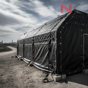 Lona laminada de doble capa, cubierta de lona laminada reforzada e impermeable para uso en aplicaciones industriales y agrícolas al aire libre. - Product Image 6