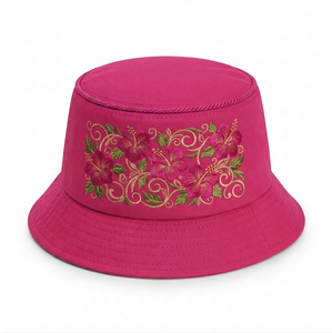 Sombrero de Pescador Reversible con Logotipo Personalizado, Bordado 3D, de Lona Transpirable, Unisex, para Verano - Product Image 1