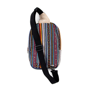 Bolso Bandolera de Cáñamo Ligero y Sostenible Hecho a Mano, de Fibra Natural, con Correa Ajustable, Unisex, para Moda Universitaria - Product Image 3