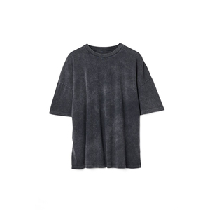 Camiseta de Algodón con Lavado Ácido para Mujer, Estilo Casual Oversize, Fabricante OEM de Marca Privada, Camiseta con Lavado Ácido para Mujer - Product Image 6