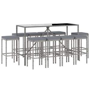 Conjunto de Bar para Jardín en Gris Oscuro - Product Image 3