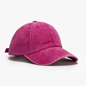 Custom Embroidered Baseball Cap 100% Cotton <b>Dad</b> <b>Hat</b> Vintage Washed Adjustable Bulk Wholesale OEM Logo - Product Image 5