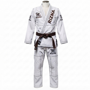 Kimono d'entraînement BJJ en coton 100% avec coutures Tatami, logo personnalisé sur le devant, durable, respirant, unisexe, adulte, directement de l'usine - Product Image 1