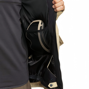 Veste de ski imperméable pour homme sur mesure - Coupe-vent respirante à capuche pour le snowboard en montagne - Product Image 4