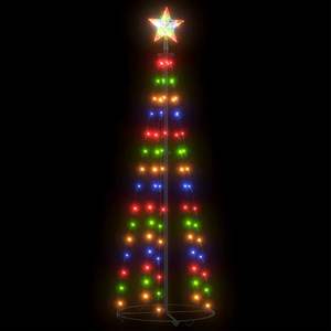 Árbol de Navidad en Forma de Cono, Decoración Colorida con 84 LED, Tamaño 19.7''x59.1'' - Product Image 2