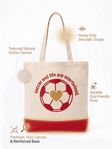 Urban <b>Tote</b> Cotton Canvas <b>Beach</b> <b>Tote</b> Bag 38x42cm Top Handle Letter Pattern Custom Logo Reusable Shopping Bags Wholesale Supplier - Product Image 4