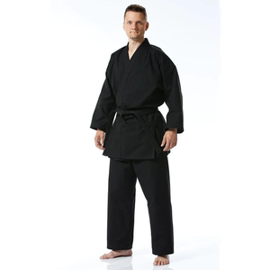 Venta al por mayor de fábrica: Kimono de Jiu Jitsu BJJ, Judo, MMA, Taekwondo y Artes Marciales con logo frontal personalizado, 100% algodón, 220g, duradero. - Product Image 1