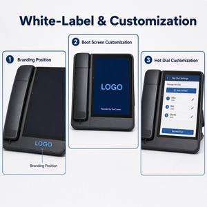 Dual SIM Android <b>4G</b> Wireless Phone SC-9080- 4GT 8-Inch HD Touchscreen Fixed Wireless Terminal - Product Image 3