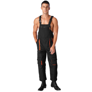 Custom 2026 Hi Vis Reflective Polyester Safety Clothing for Electricians Men's Workwear <b>Overall</b> Coverall <b>Construction</b> Bib - Product Image 3
