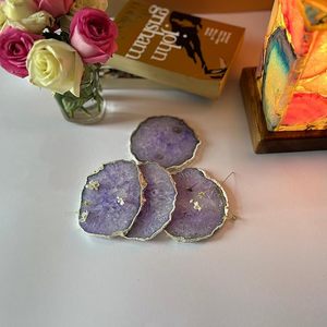 Handmade Resin Coasters Decorative Tea Coffee Mug Coaster Set Budget Friendly Home Decor Premium Resin Coasters - Product Image 6