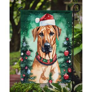 Bandera de jardín de Navidad de Rhodesian Ridgeback Multicolor buzón decorativo y cartel de Patio para ilustraciones de patio y césped para camas de flores - Product Image 3