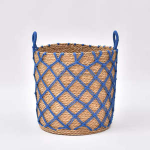 Cesta de Paja Ecológica, Solución de Almacenamiento Natural de Jacinto de Agua, Fabricante, Construcción Duradera y Ligera de Vietnam - Product Image 6