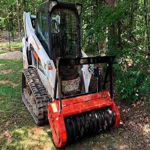 Reliable Bobcatts Skid Steer Front Loader Crawler Forestry Mulching System for Clearing Overgrown Areas Trees <b>Brush</b> <b>Powerful</b> - Product Image 1