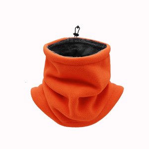 Cache-cou en polaire brossée 100 % acrylique marron pour homme, écologique, couleur unie, longueur moyenne, pour adulte, idéal pour l'hiver - Product Image 2