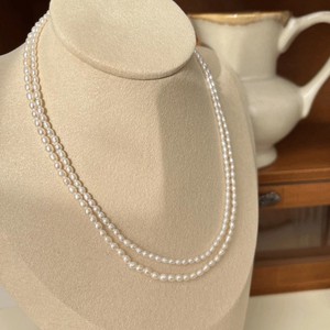 Collar de Perlas de Mijo Naturales Raras de Alta Calidad, Cadena Ultrafina para Clavícula, Versátil, Plegable, con Temperamento Elegante, S925 - Product Image 2