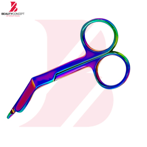 Ciseaux chirurgicaux de 3,5 pouces, couleur arc-en-ciel, en acier inoxydable multi-couches de titane, pour pansements et traumatismes, usage médical - Product Image 3