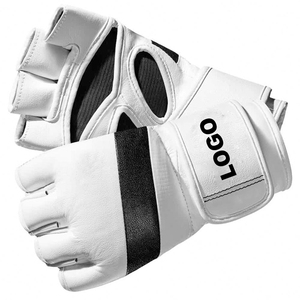 Elastic Heavyweight Leather MMA Gloves Durable Half Finger MMA Gloves - Product Image 1