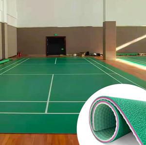 Suelo de PVC Aprobado por la BWF para Canchas de Bádminton, Piso Deportivo de Vinilo Antideslizante para Gimnasios y Locales Deportivos Interiores - Product Image 1