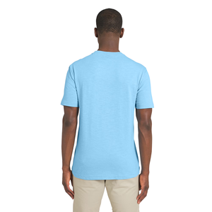 High Quality 100% Cotton Jersey Plus Size Casual Men's Solid Grey Color O-Neck T-Shirt With Custom Logo From Bangladesh - Product Image 5