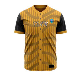 Nouveautés en vêtements de sport, tissu 100% polyester respirant, uniforme de baseball de haute qualité, meilleur prix, vente en gros - Product Image 4