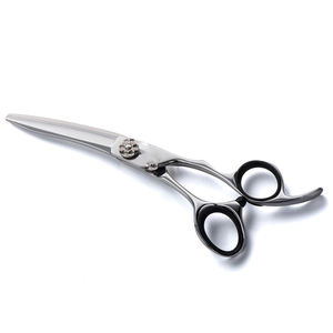 Ciseaux de barbier professionnels de haute qualité, lame droite tranchante en acier inoxydable, pour droitiers, conçus pour la coupe de cheveux, Pakistan. - Product Image 4